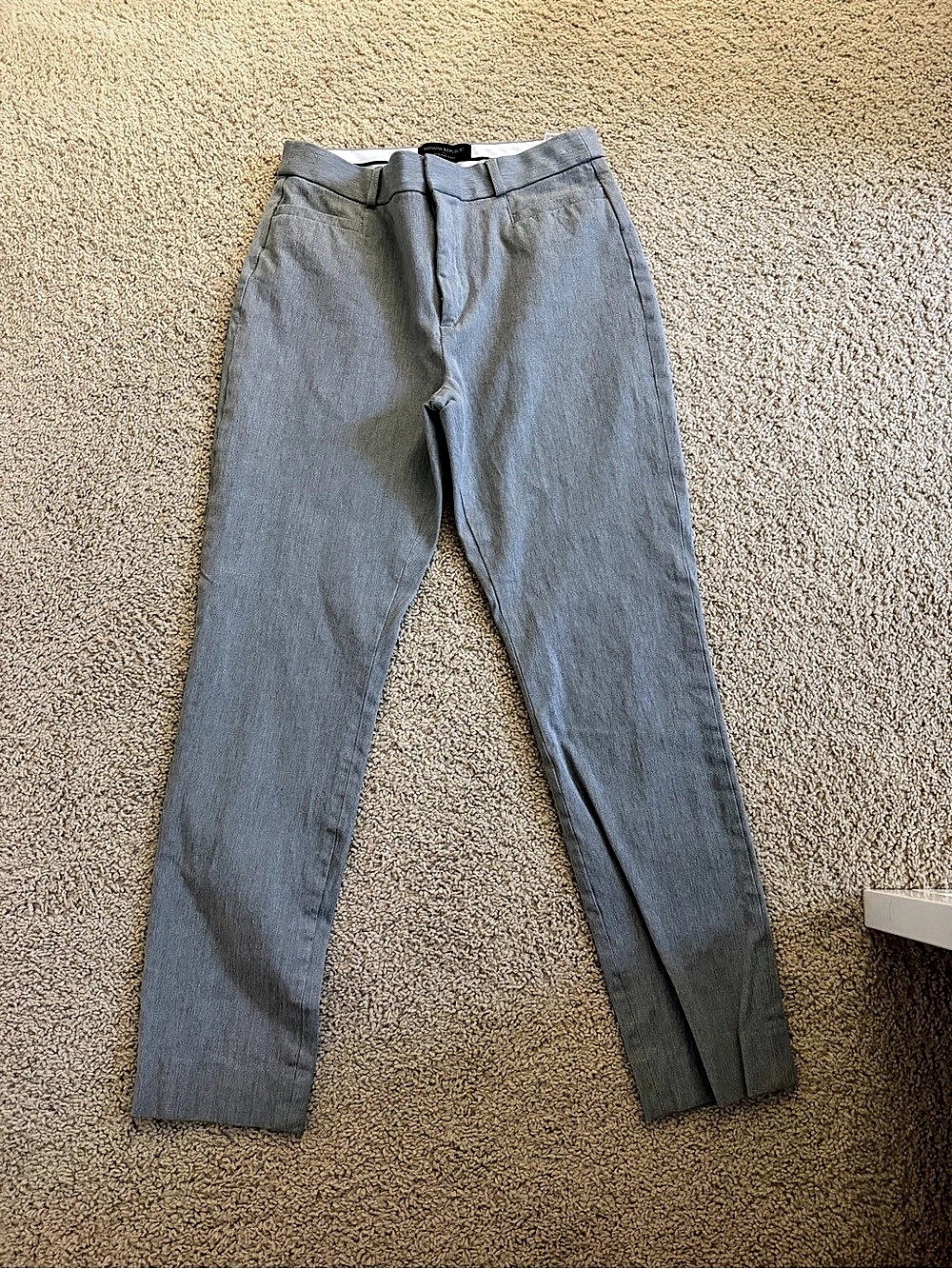 Banana Republic High-Rise Sloan Pant Gray Straight Leg Pants Size 6